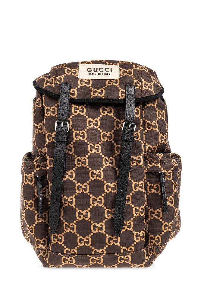 Gucci Backpack With Monogram in Brown for Men Lyst