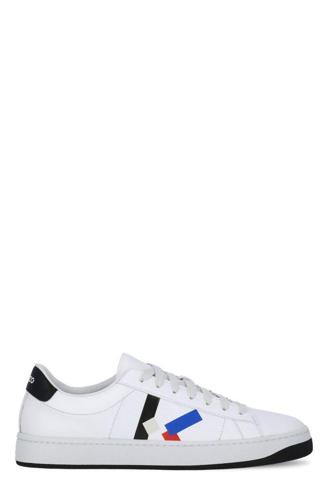 KENZO Kourt K Logo Sneakers in White for Men | Lyst