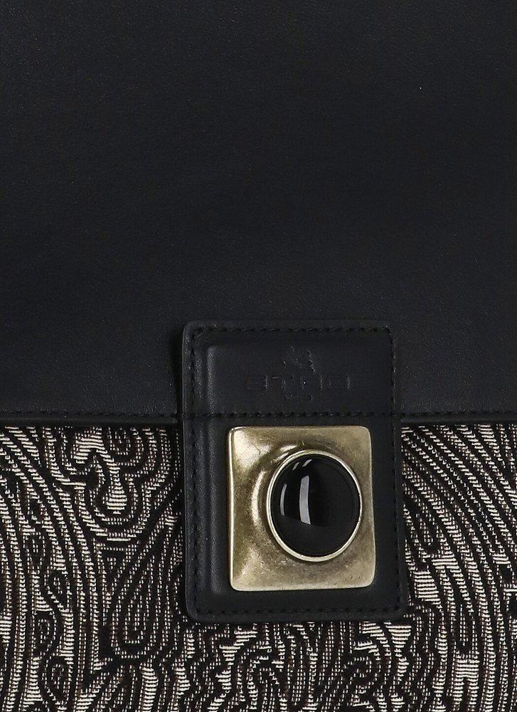 Etro Crown Me Hand Bag in Black | Lyst
