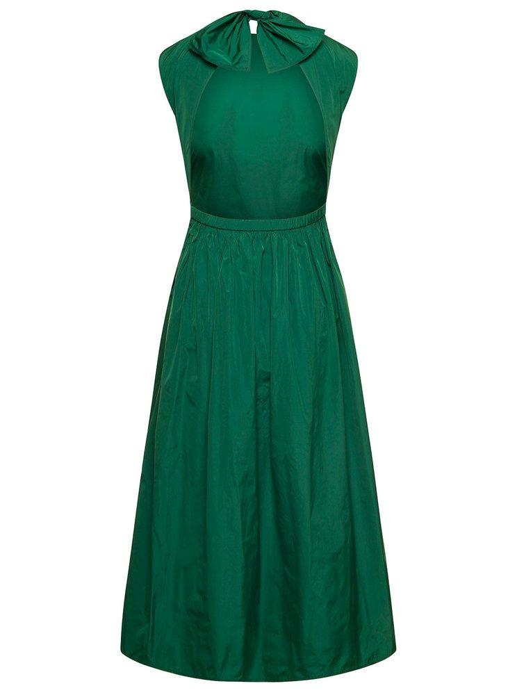 RED Valentino Red Sleeveless Backless Dress in Green | Lyst