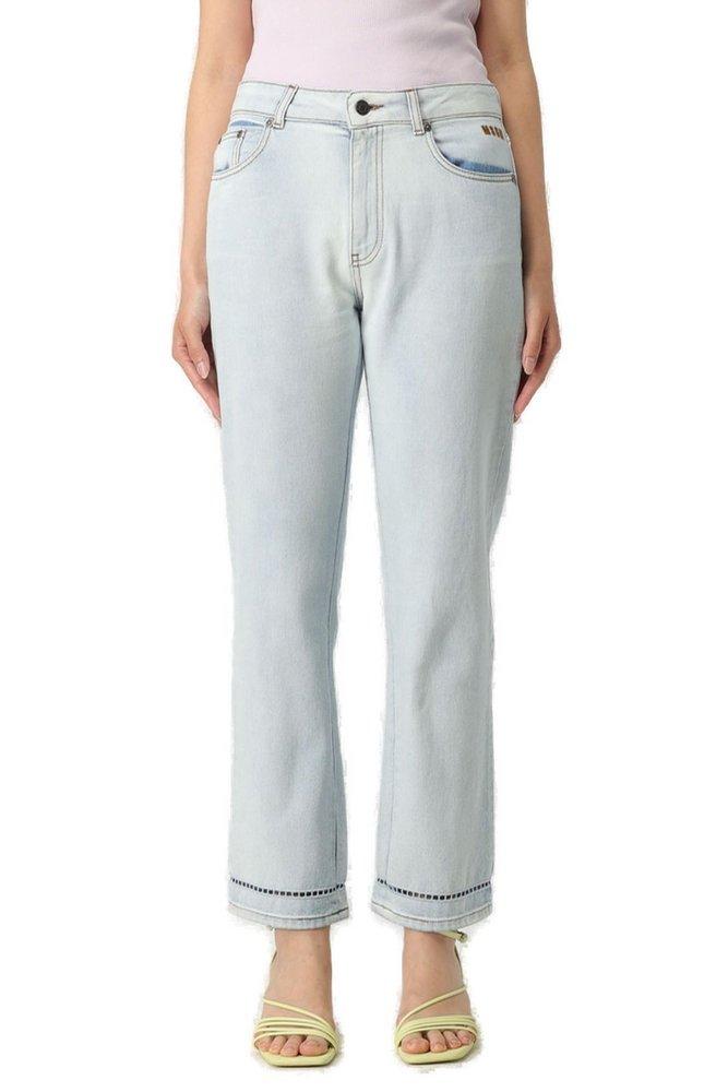 デニム・ジーパン MSGM Woman Jeans Blue 3841MDP232X257271 85 Women > Ready To Wear > Denim - MSGM Official