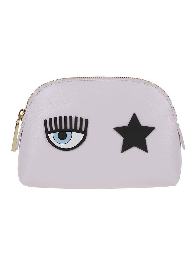 Chiara Ferragni Eye Star Logo, Sketch 07 Small Leather Goods in Gray | Lyst