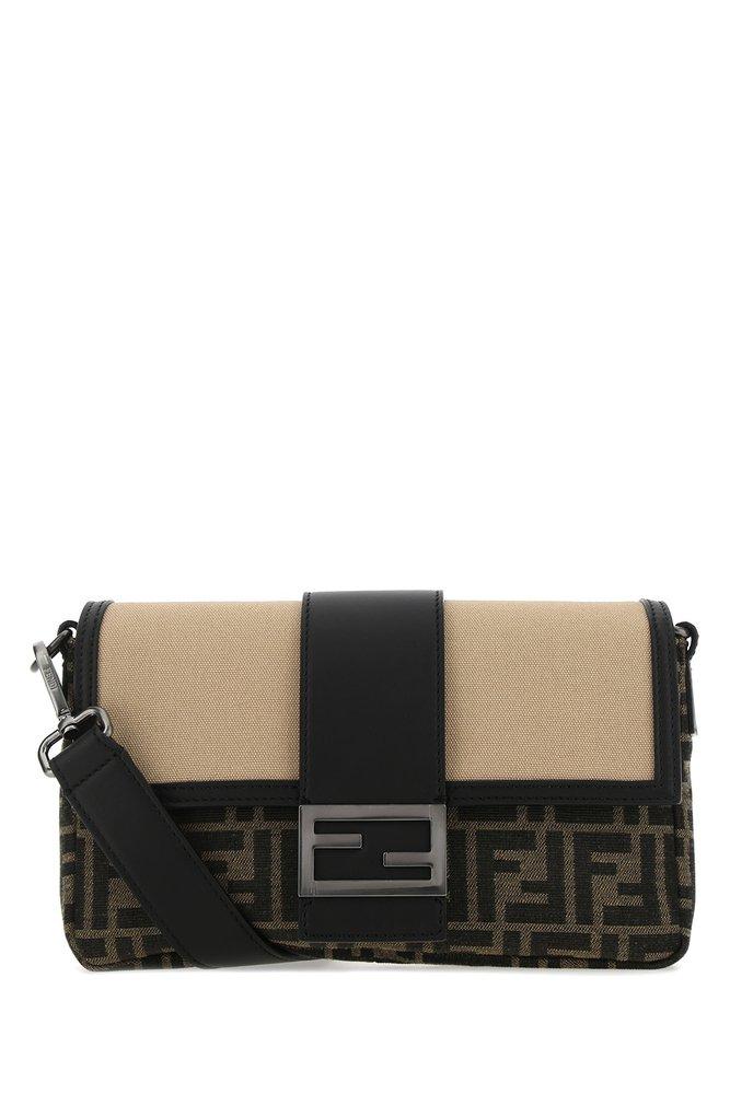 Fendi Selleria Convertible Baguette Pouch - Brown Shoulder Bags, Handbags -  FEN280103