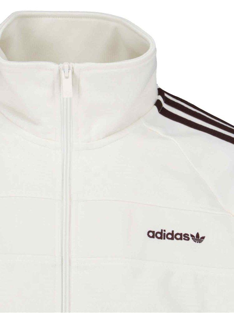 も*✨様 Adidas 80’s 3-stripe track top jack vtg 80s ADIDAS RED BLACK ATP TREFOIL THREE STRIPE ZIP UP