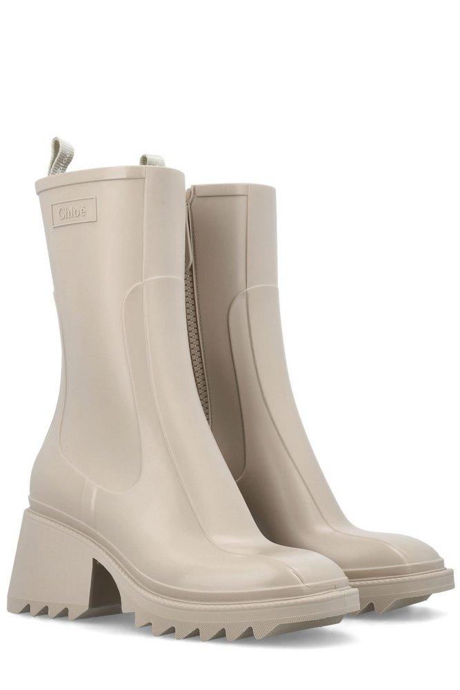 Chloé Betty Rain Boots in White | Lyst