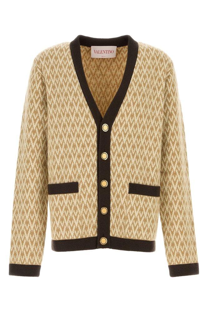 カーディガン VALENTINO Men Cardigan Beige 6V3KA04VAQ4 RHG VALENTINO Men Cardigan Beige 6V3KA04IAR1 QQW (VALENTINO