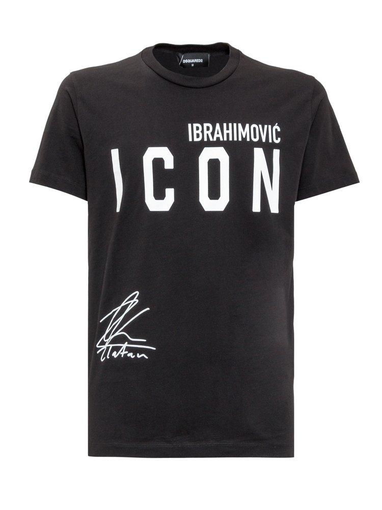 DSquared² X Ibrahimovic Icon T-shirt in Black for Men | Lyst