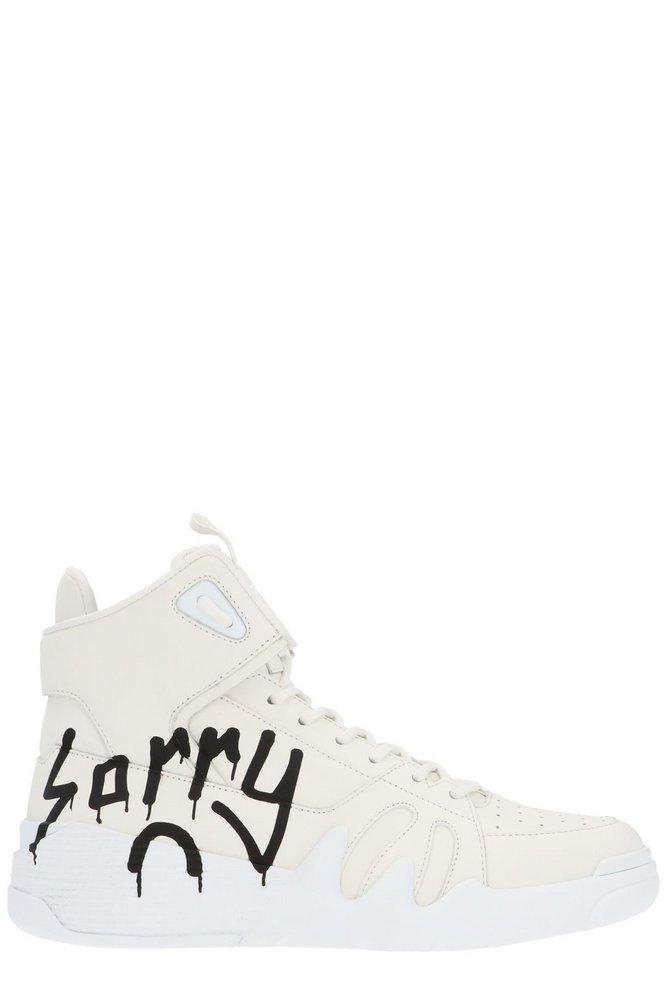 Giuseppe Zanotti X Sorry In Advance Lace-up Sneakers in White for Men | Lyst