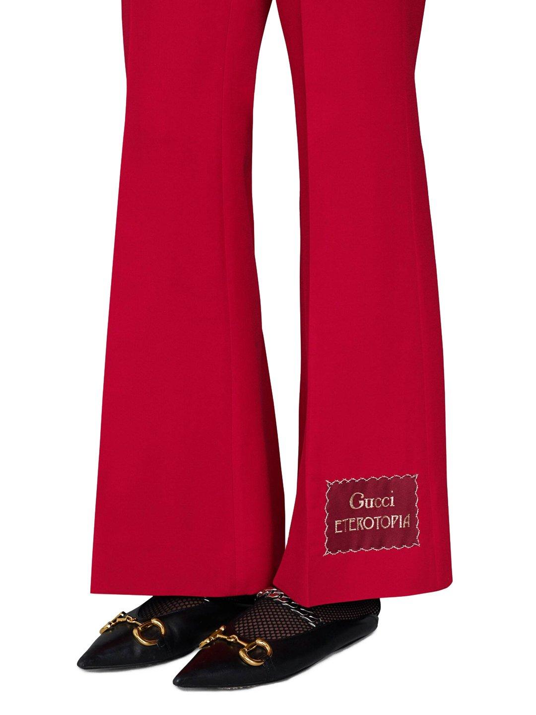 Gucci Eterotopia Flared Pants | Lyst