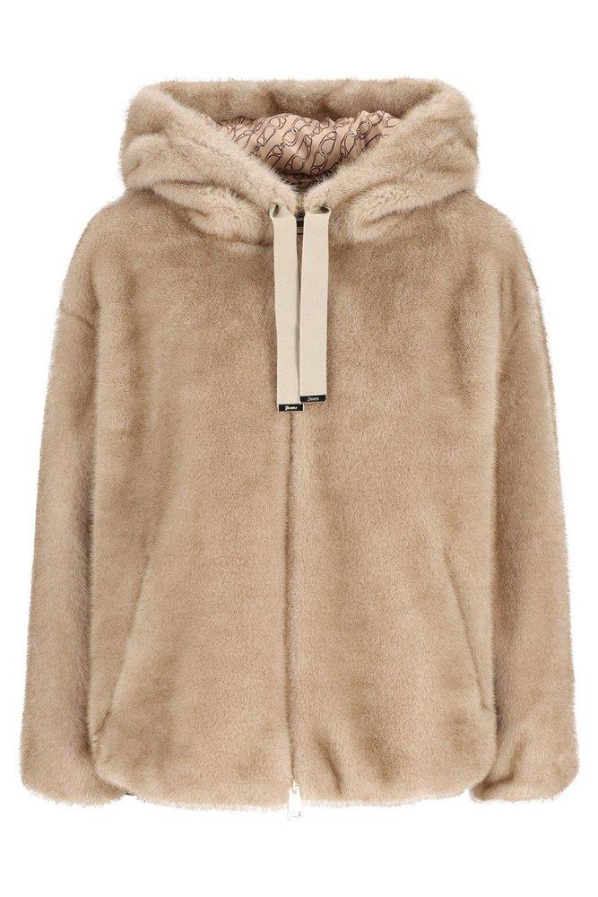 アウターその他 HERNO Eco-fur jacket Herno Faux-Fur Teddy Down Jacket | Saks Fifth Avenue