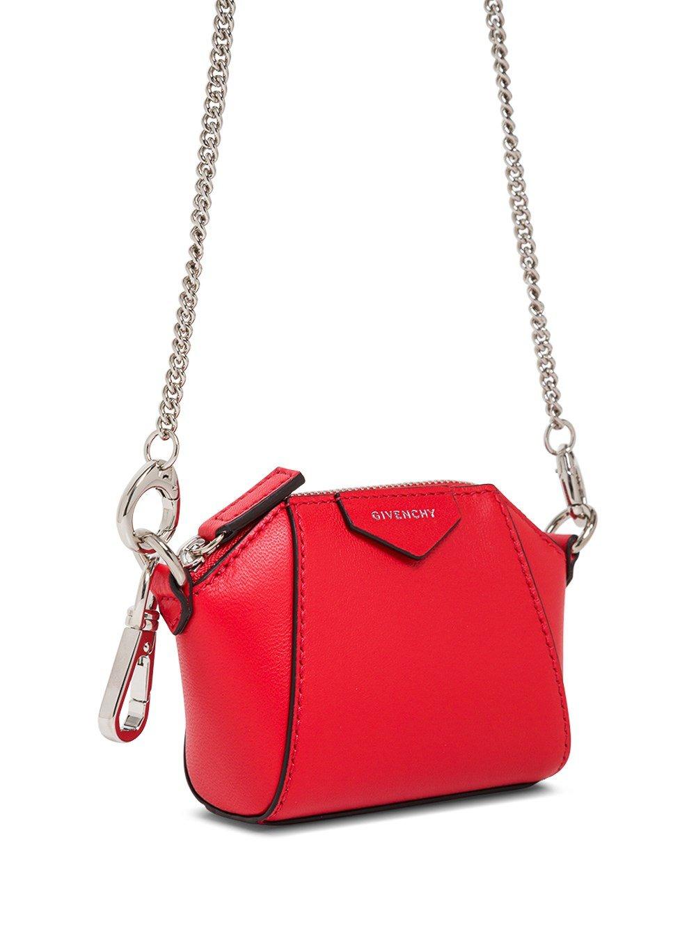 Givenchy Leather Baby Antigona Crossbody Bag in Red | Lyst