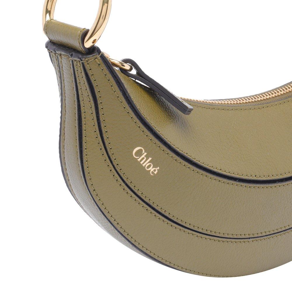 ショルダーバッグ・ポシェット CHLOE BANANA SHOULDER BAG Banana Small leather shoulder bag in black - Chloe | Mytheresa