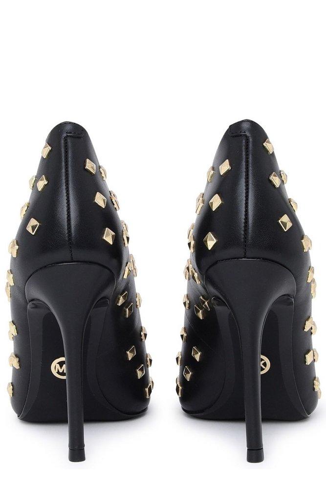 Women Fashion Rivet Spike Metal Studded Pointed-Toe High Heel Stiletto Pumps  | eBay