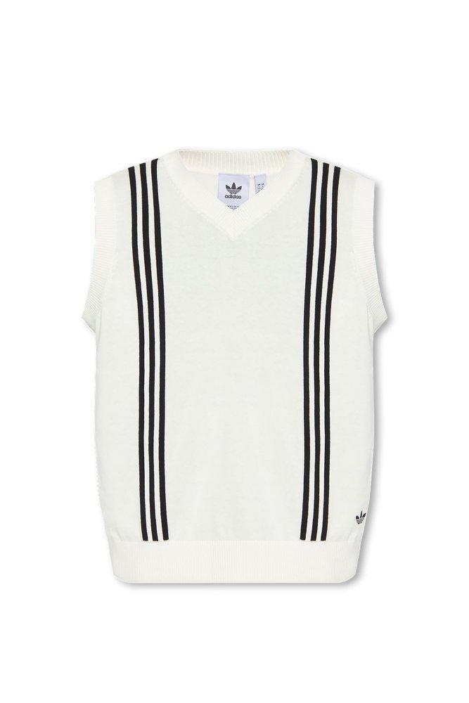 Adidas striped sweater hot sale