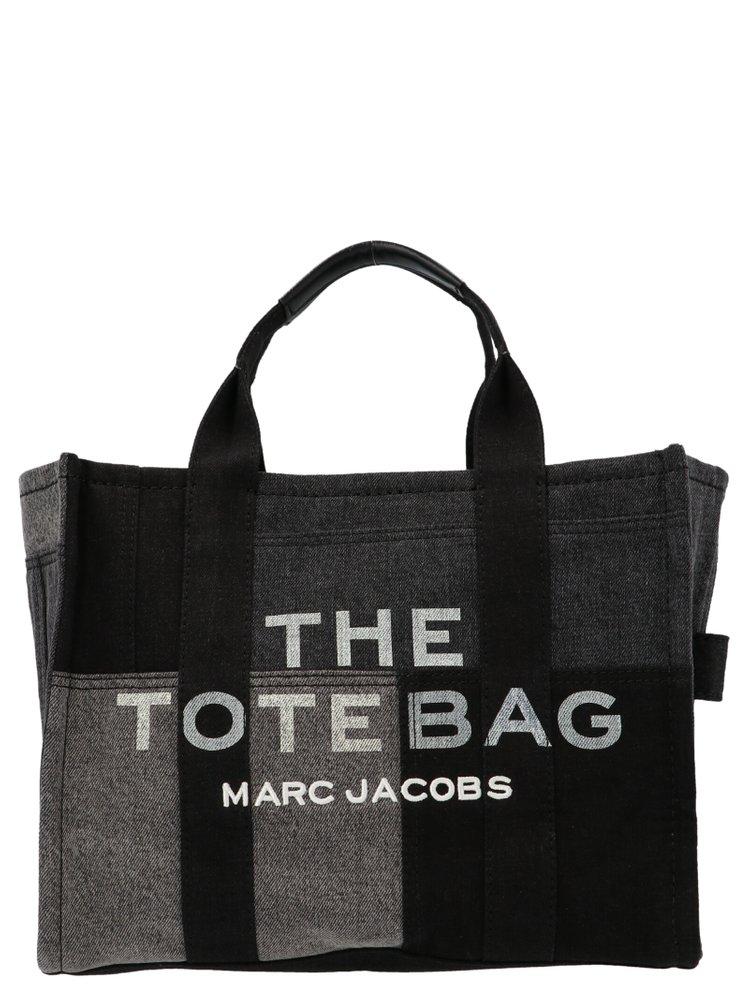 Marc Jacobs The Monogram Denim Large Tote Bag Black