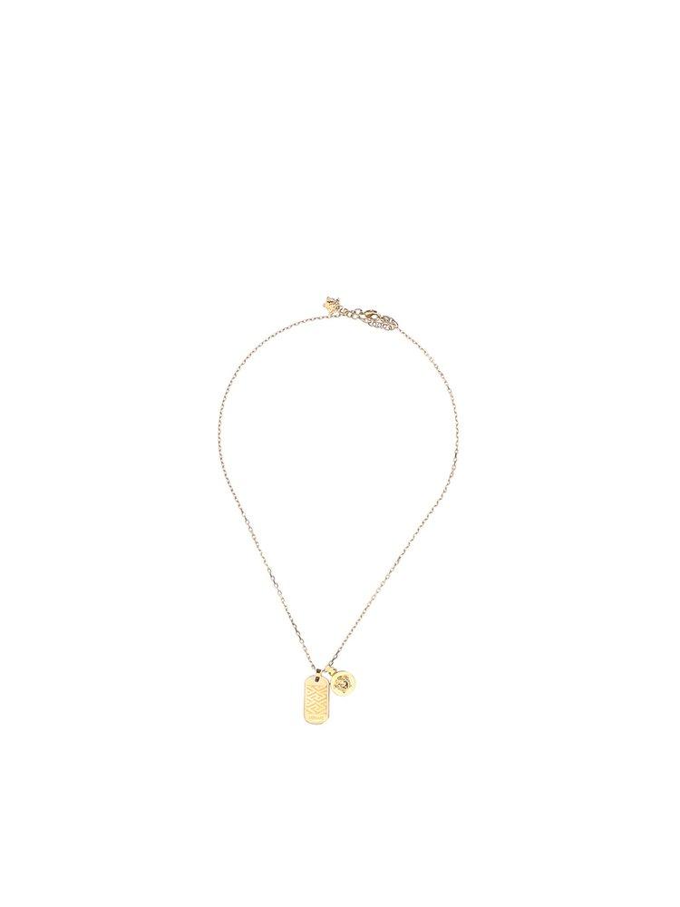 Versace medusa necklace with cheap tag