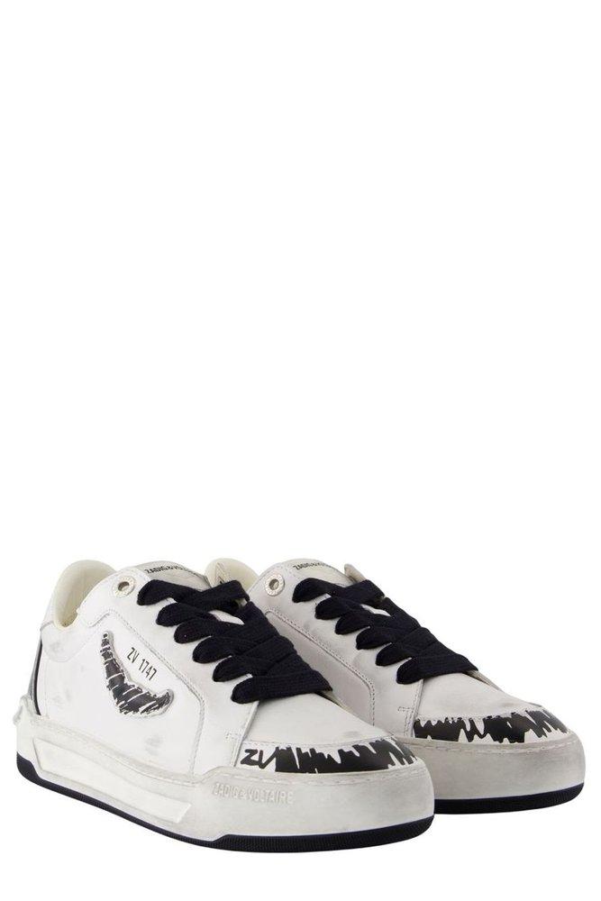 スニーカー Fly Wings Sneakers - Zadig & Voltaire - Leather - White Zadig&Voltaire Fly Wings Sneakers | White | FARFETCH