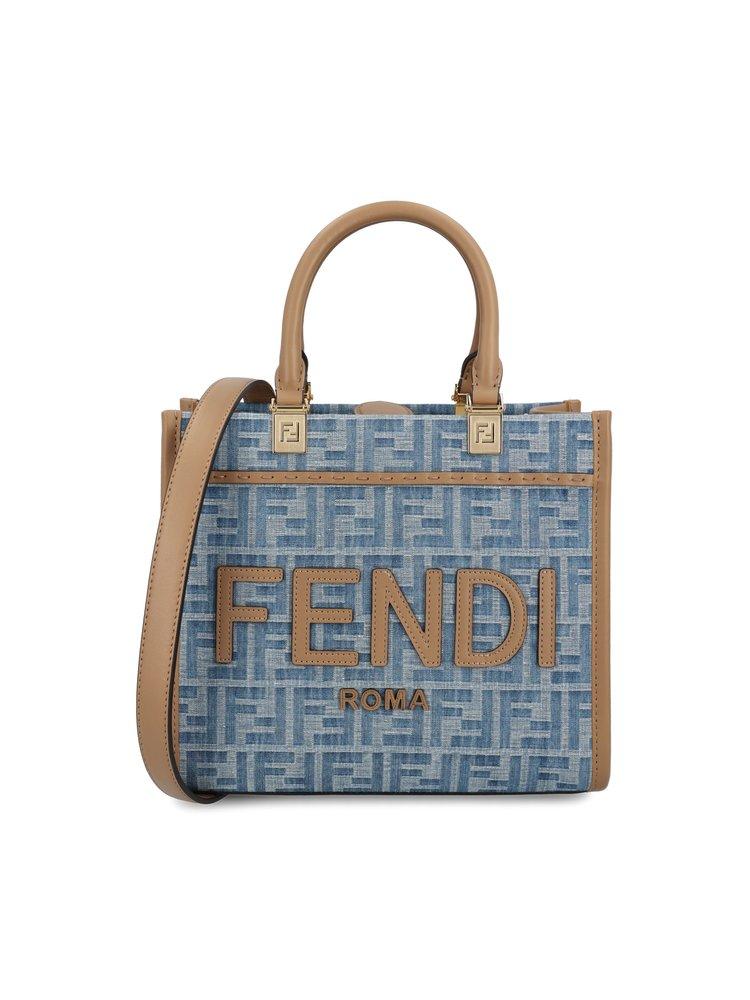 【関税＆送料込み】Fendi Summer Tote Denim-Effect Ff Jacqua FENDI - Summer Tote Denim-Effect FF Jacquard Bag – The Sale