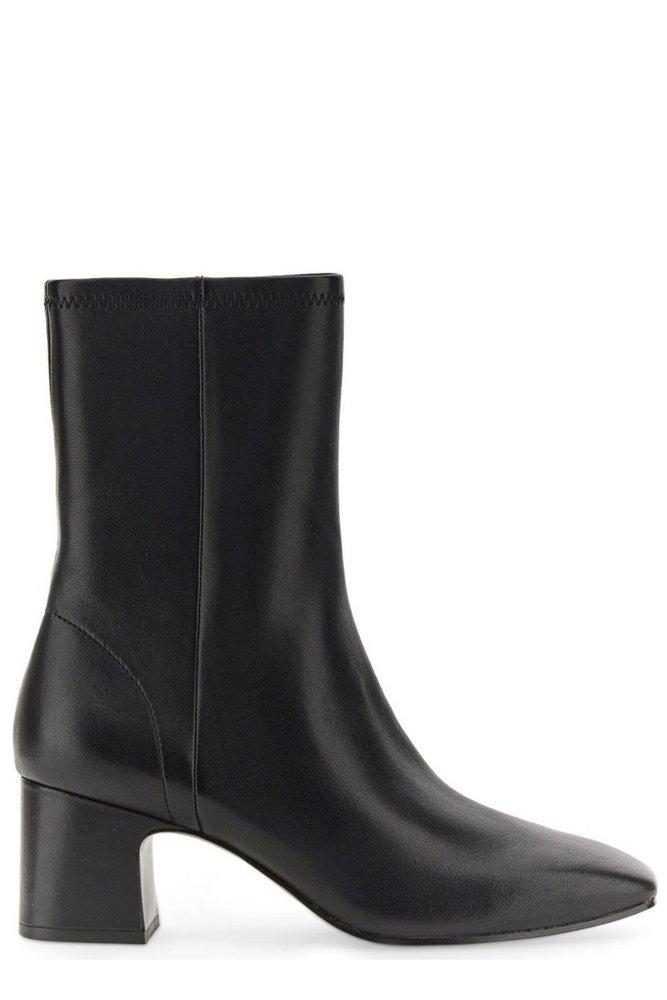 Ash Cindy Square Toe Ankle Boots in Black | Lyst