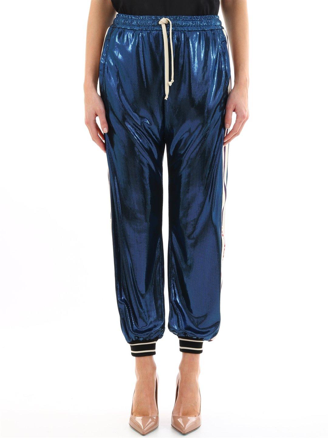 gucci laminated pants