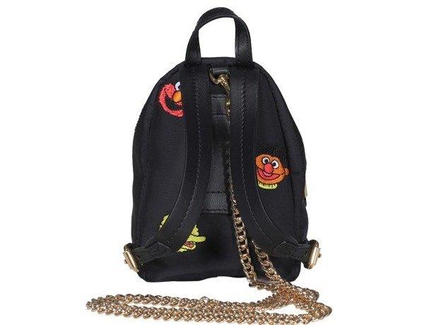 Moschino Synthetic X Sesame Street Logo Micro Backpack in Black | Lyst