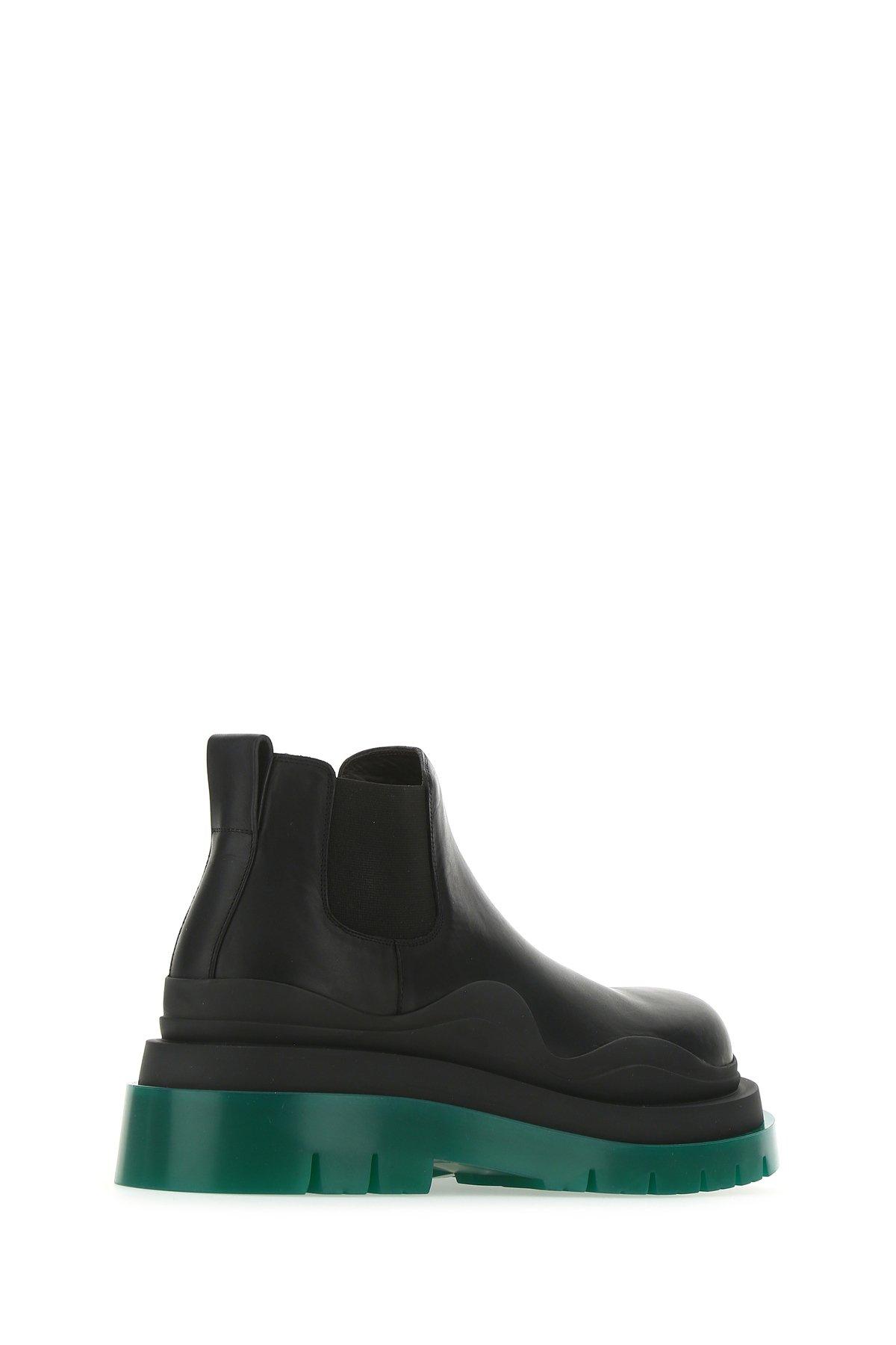 Bottega Veneta Tire Boots in Black Green (Black) for Men - Save 25 