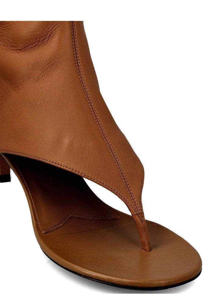 関税送料込Miu Miu Ankle Thong Boots Thong Boot in Stretch Nappa MIU MIU | Blondie Shop