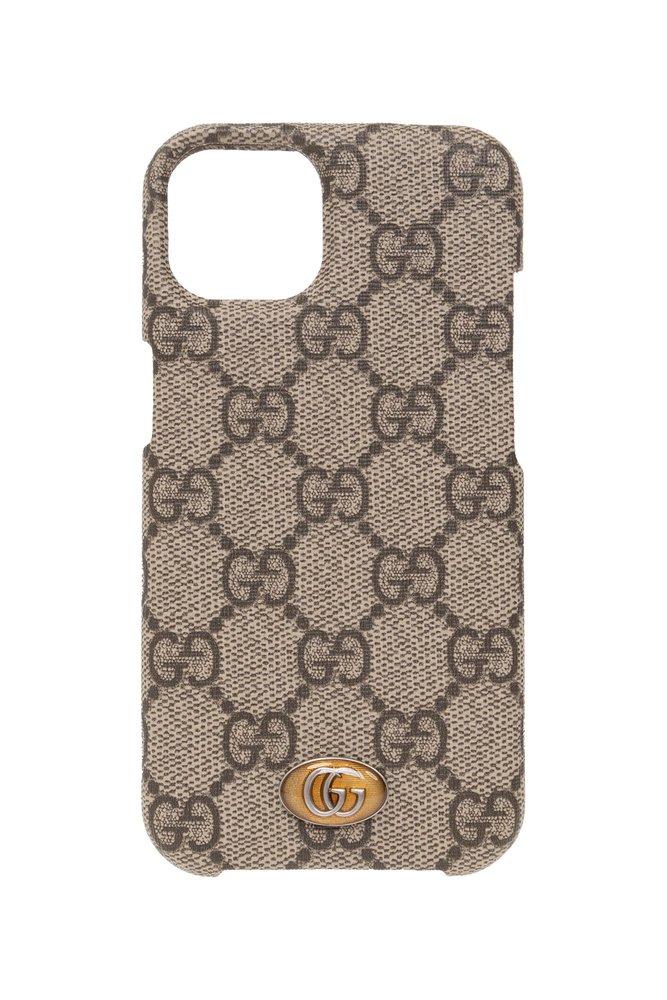 Gucci Iphone 14 Plus Case in Brown