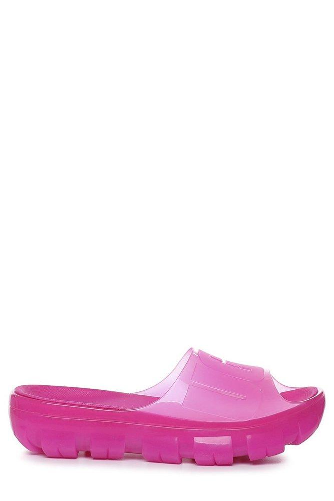 UGG Jella Clear Platform Slip-on Slides in Purple | Lyst UK