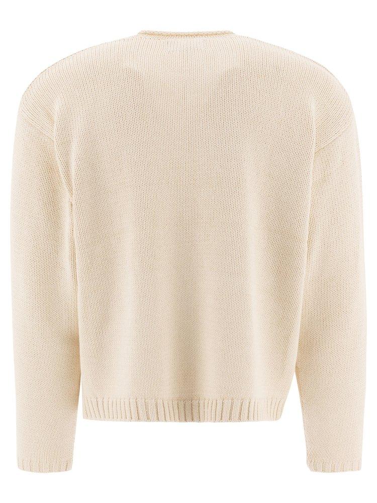 トップス stussy EMBROIDERED V-NECK LOGO SWEATER Stussy Embroidered V-Neck Logo Sweater Brown Men's - SS24 - US