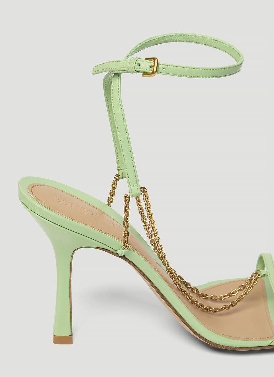 Pre-owned Bottega Veneta Platform Sandals | Leather buckle sandals, Platform sandals, Leather 