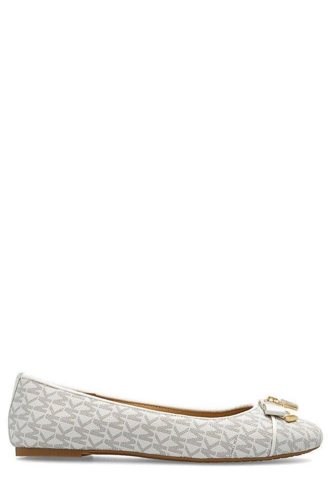 michael kors logo flats