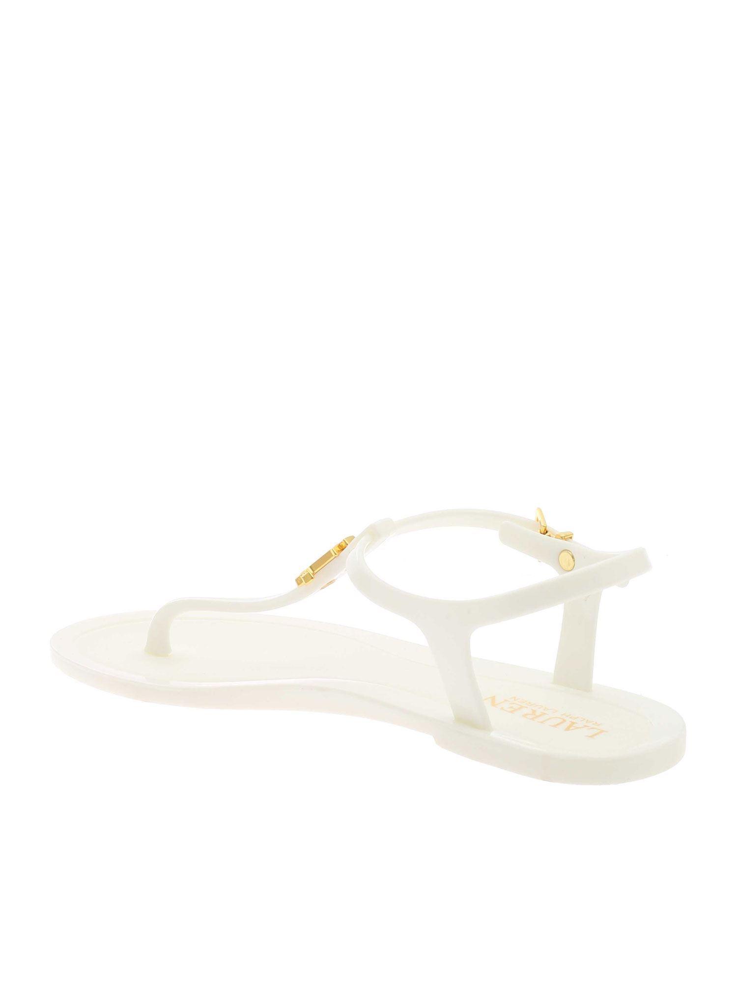 Ralph Lauren Rubber Ashtyn T-strap 