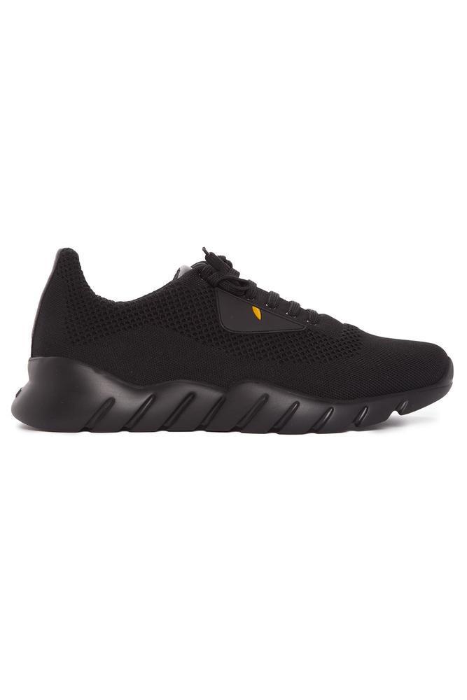 Fendi Monster Knit Runner Trainers in Black for Men | Lyst