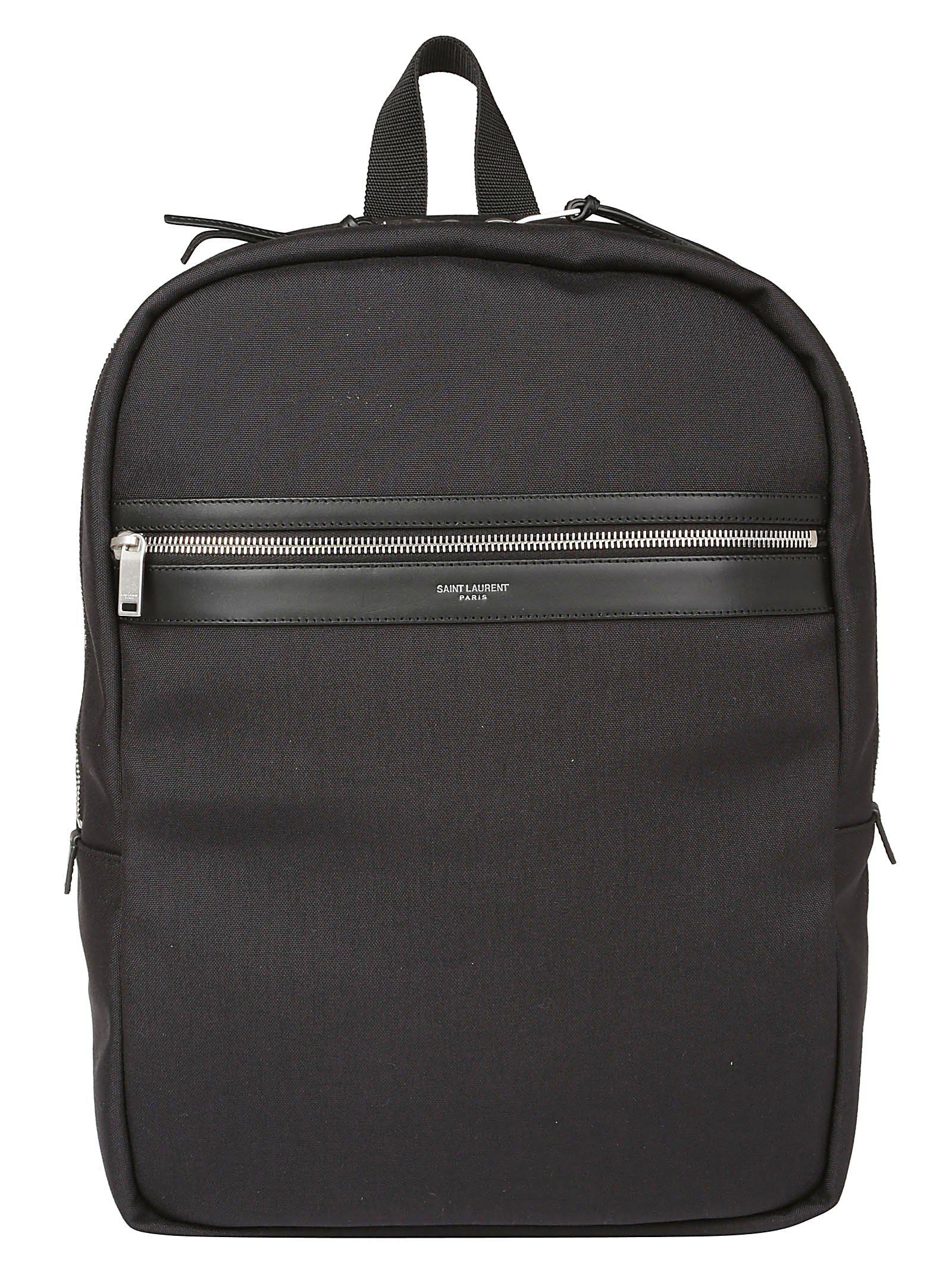 Saint Laurent Laptop City Backpack In Canvas in Black for Men Lyst