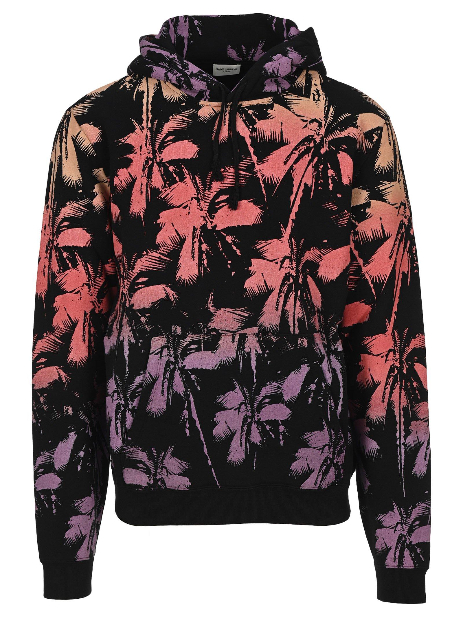Saint laurent palm tree sweatshirt hotsell
