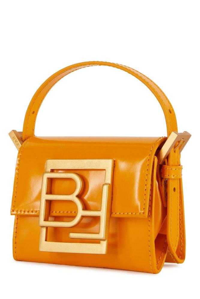 BY FAR Fran Logo-plaque Mini Tote Bag in Orange | Lyst