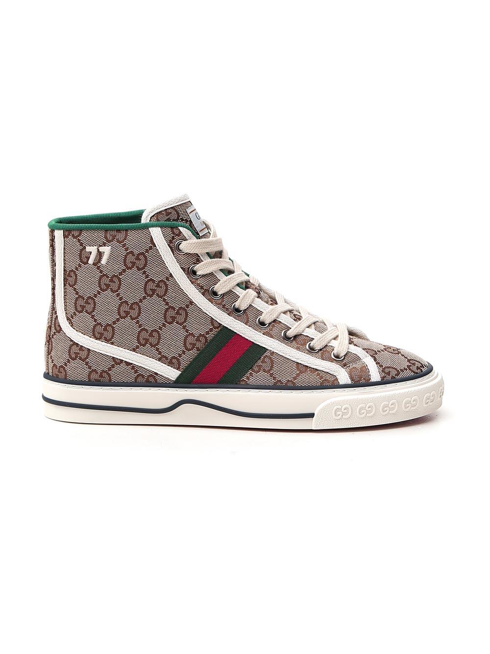 Gucci Canvas Tennis 1977 High Top Sneakers - Lyst