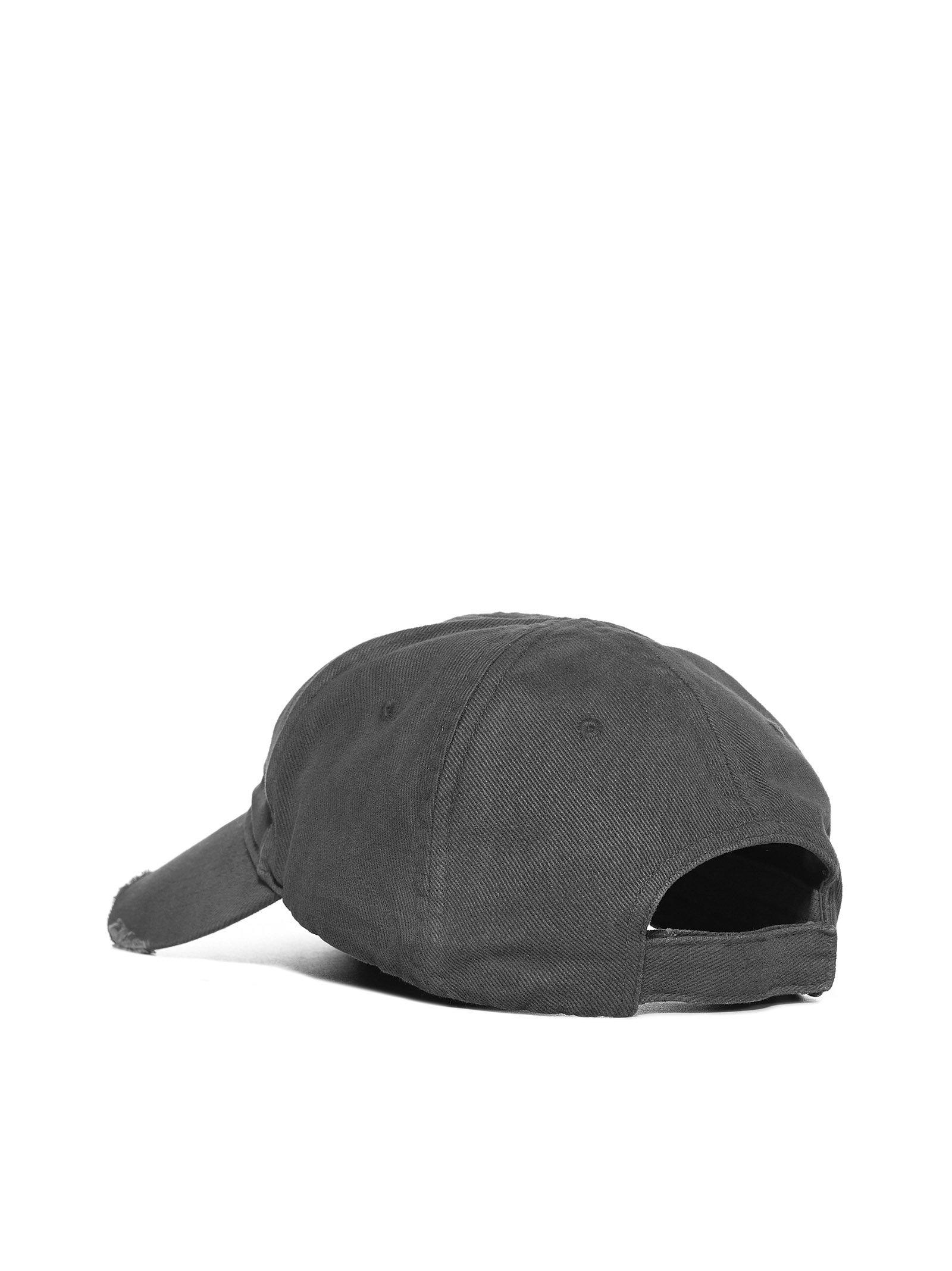 Balenciaga Political Campaign Destroyed Cotton Logo Cap in