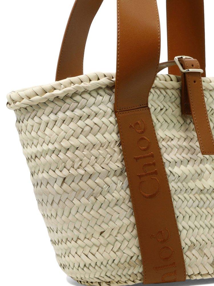 【CHLOE】SENSE SMALL BASKET BAG Chloe Sense Small Basket Tote Bag in Black | FWRD