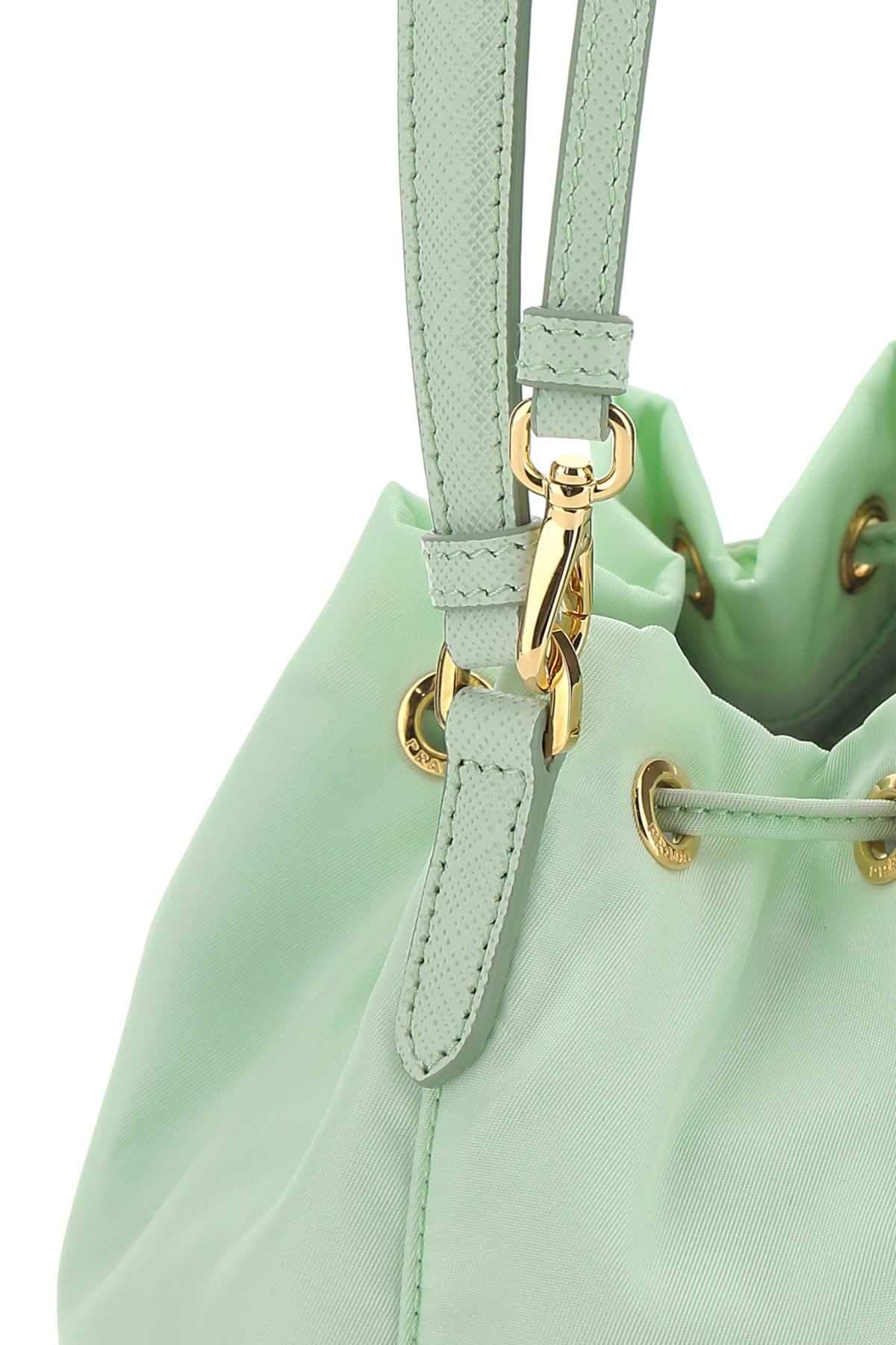 Prada Duet Bucket Bag in Green