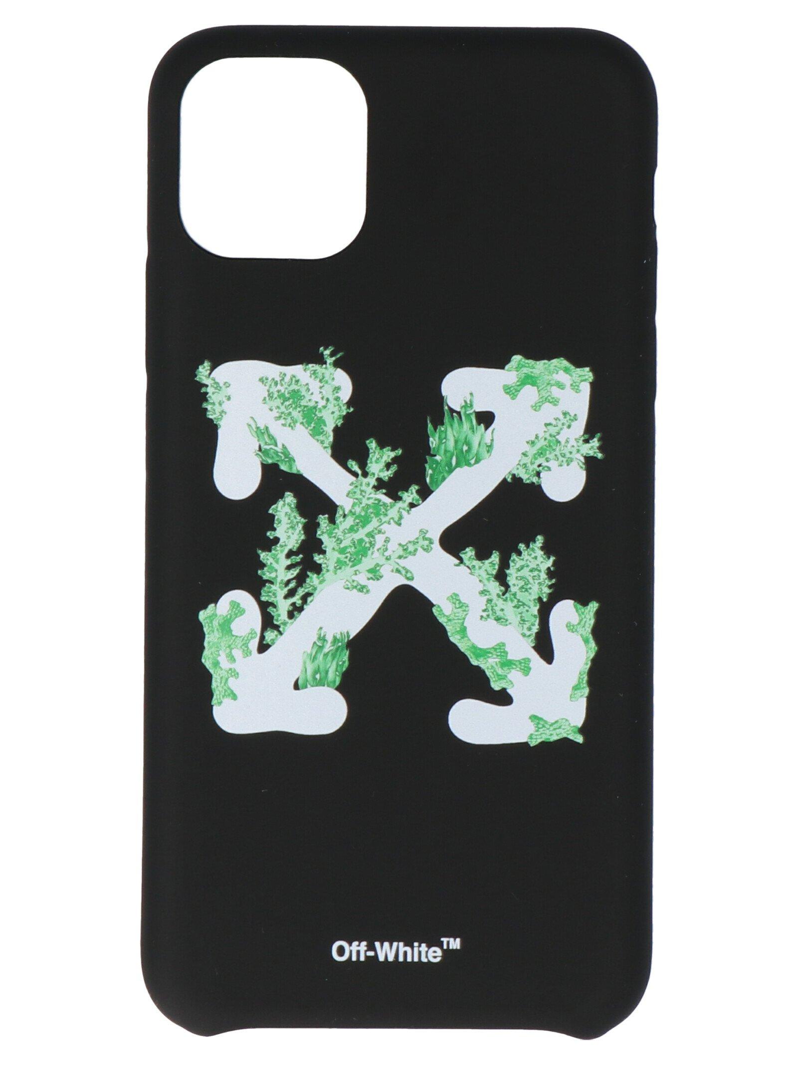 Off-White c/o Virgil Abloh Corals Print Iphone 11 Case in Black | Lyst