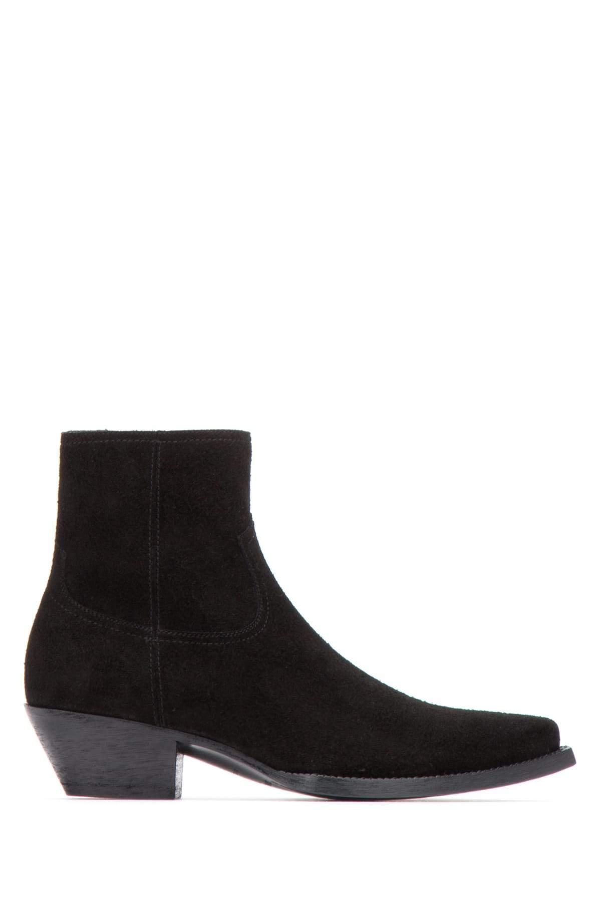 Saint Laurent Leather Lukas 40 Ankle Boots in Black for Men - Lyst