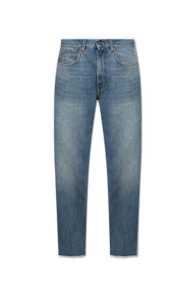 Gucci Baggy Stonewashed Denim Jeans in Blue for Men | Lyst