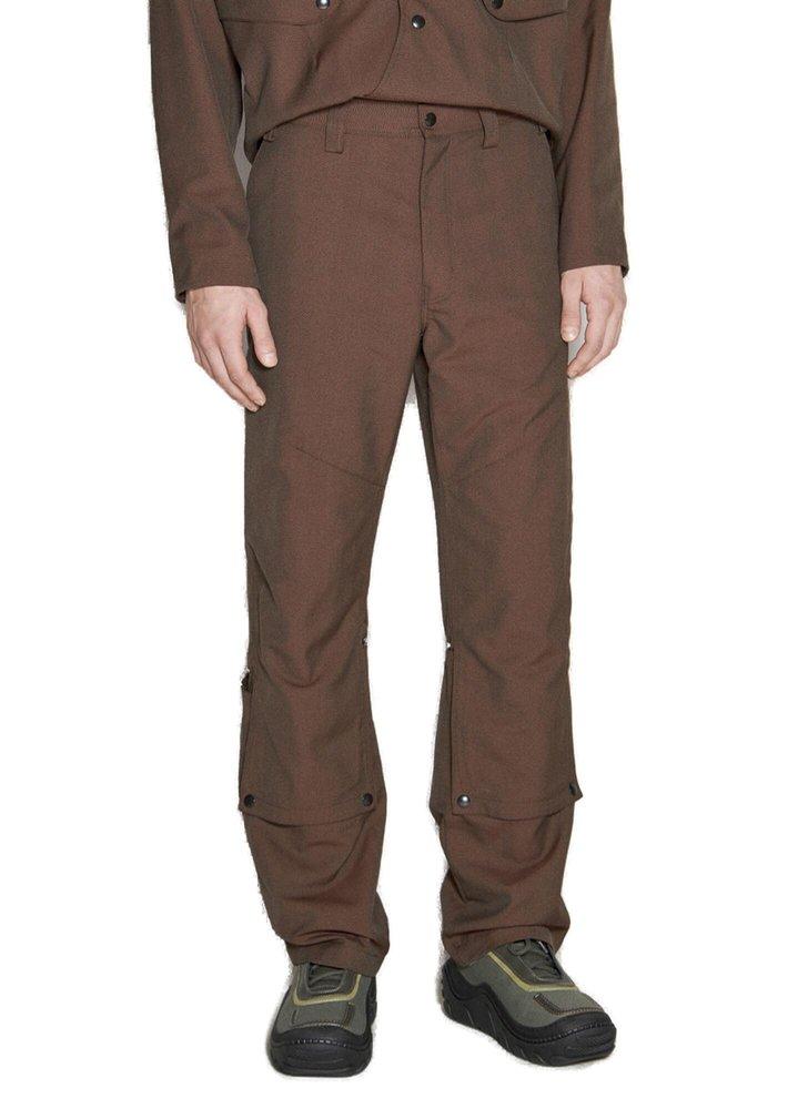 a*す様 【KIKO KOSTADINOV】ToninoUtility Trou Kiko Kostadinov Tonino Utility Mid-Rise Trousers in Brown