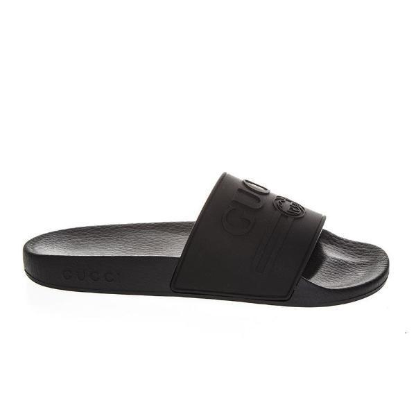 gucci black pursuit slides