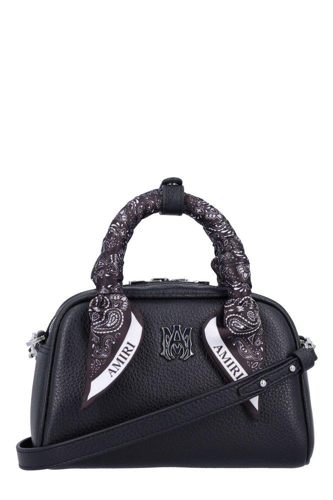 【関税込み】AMIRI ブラック マイクロ Bowling バッグ WOMEN - WOMEN'S MICRO BOWLING BAG - Black | AMIRI