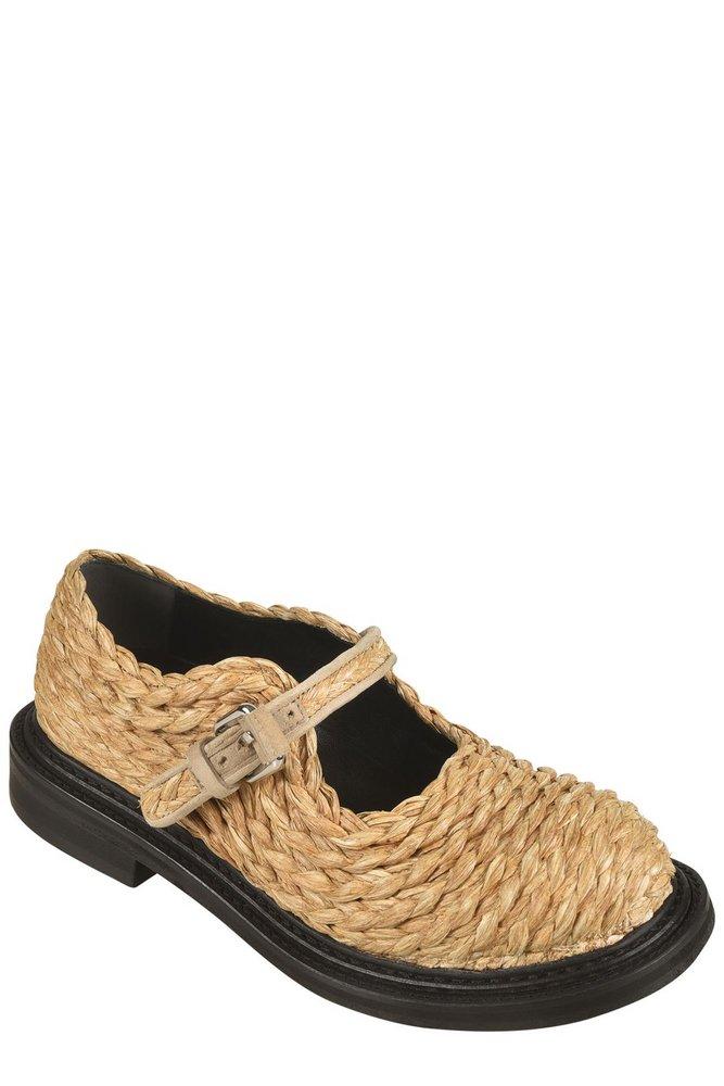 Moschino Olivia Mary Jane Shoes in Natural | Lyst