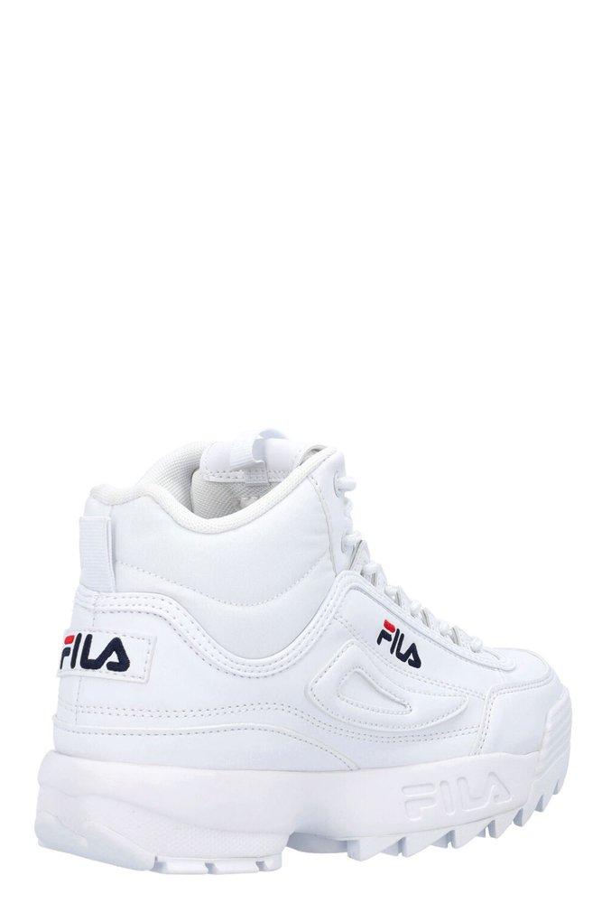 Fila Disruptor Mid-top Sneakers in White | Lyst