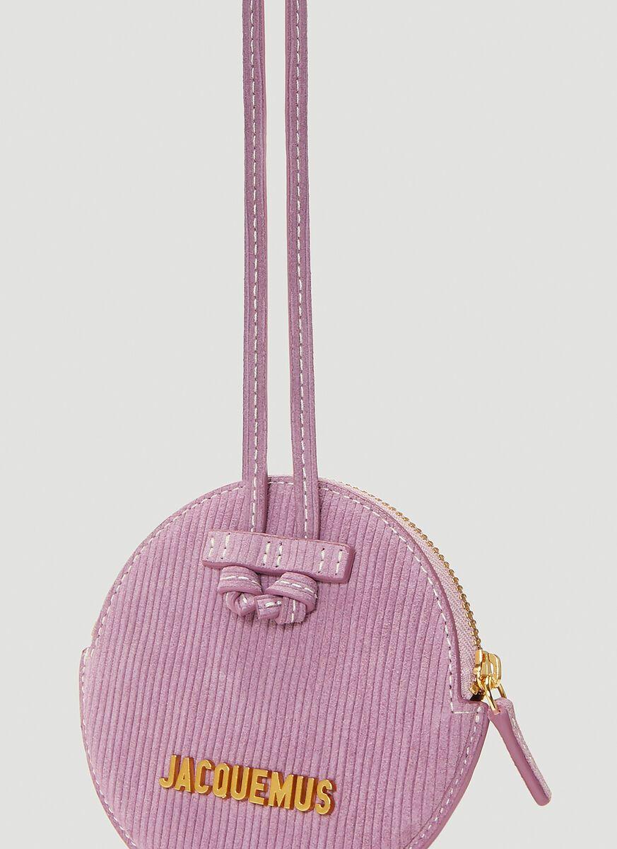 Jacquemus Suede Le Pitchou Coin Purse in Pink - Lyst